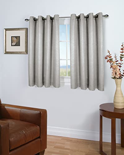 Grasscloth Lined Valance w/3" Rod Pocket