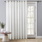 New Castle Lined Grommet Patio Panel w/Wand