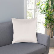 Velvet Pillow w/Piping , Premium Feather Filled & Zipper