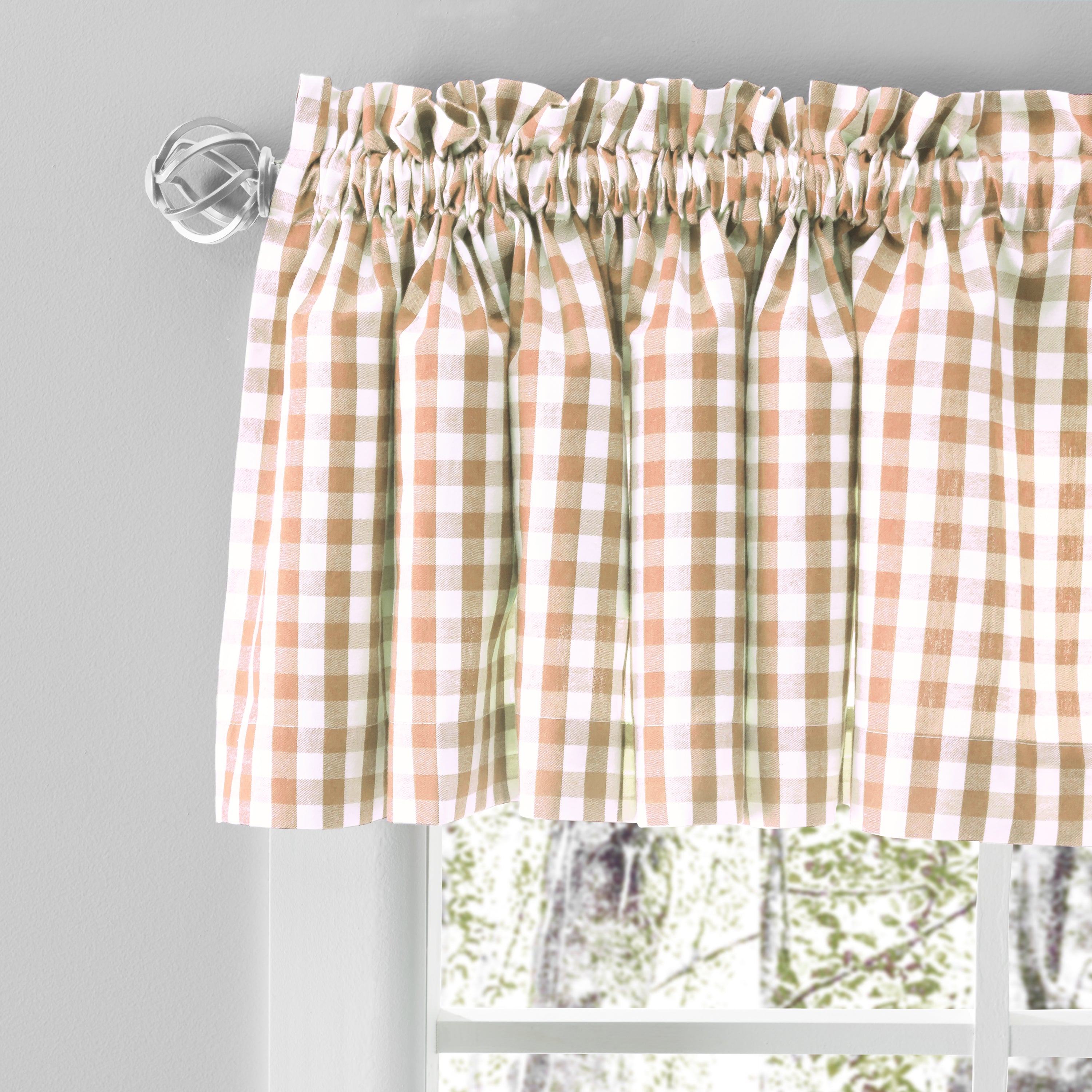 Checkmate Rod Pocket Tailored Valance