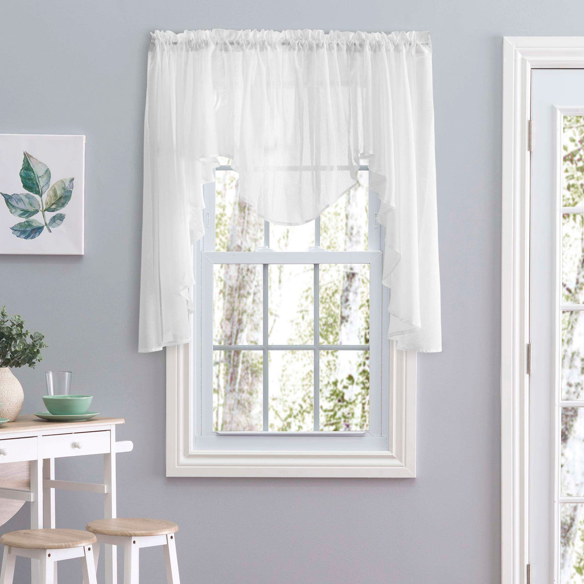 Sea Glass Cascade Valance