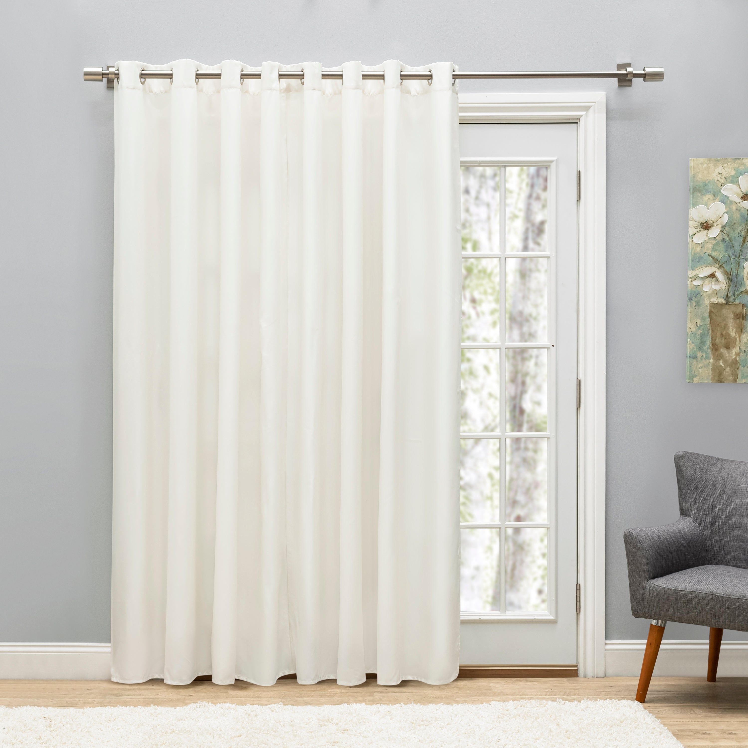 Glasgow Grommet Patio Panel w/Wand