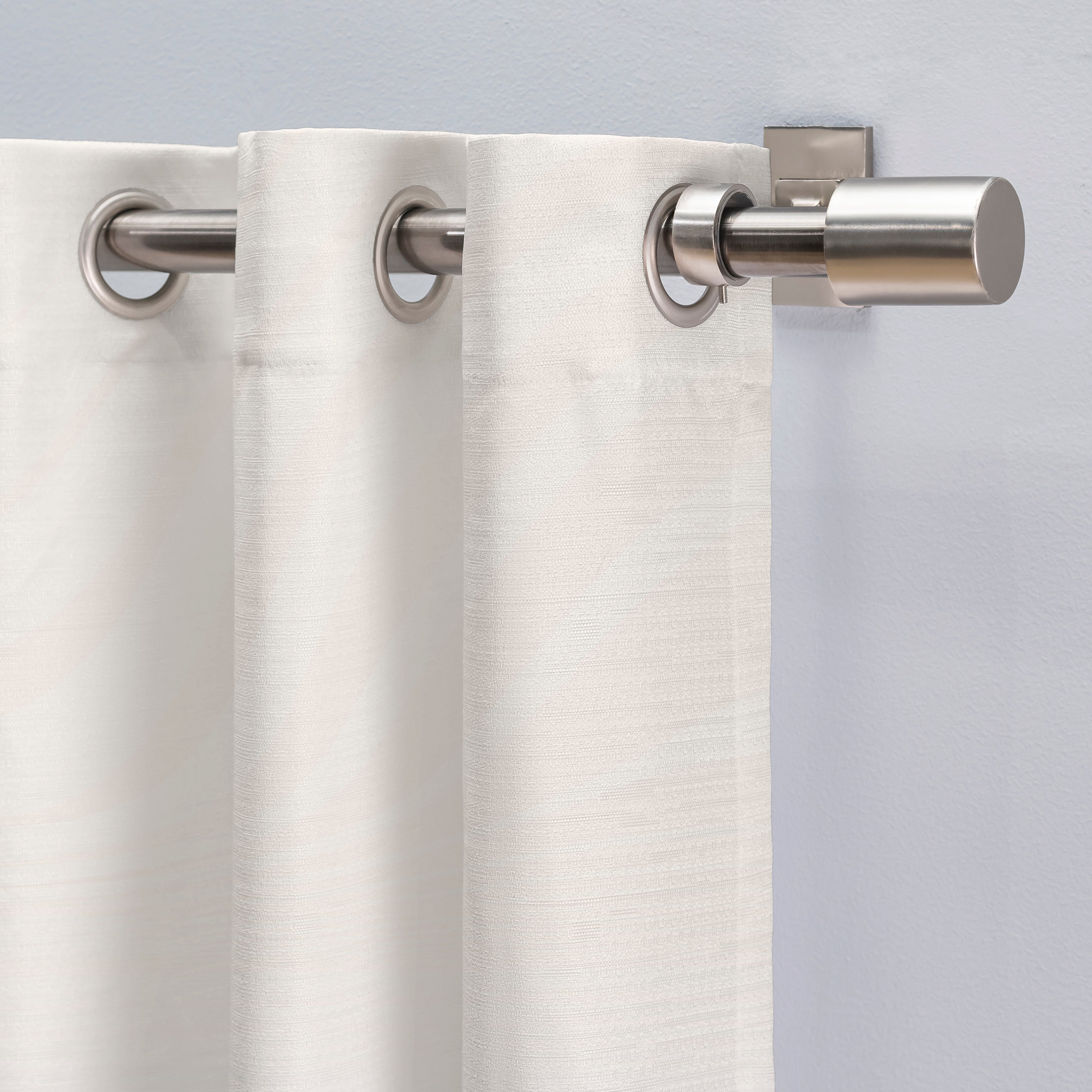 Grasscloth Lined Grommet Patio Panel w/Wand