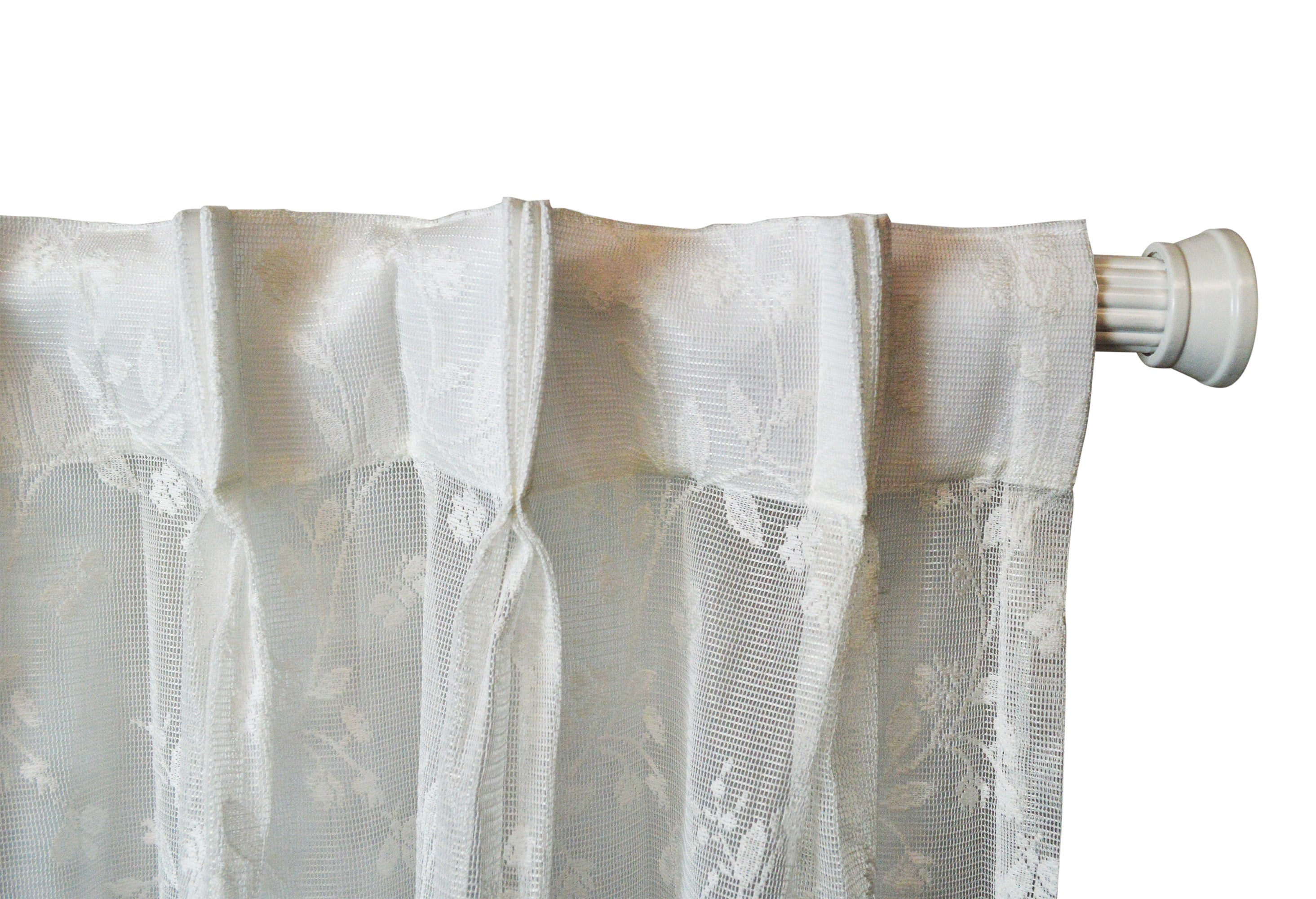 Isabella Lace Back Tab Pair w/Pleated Front