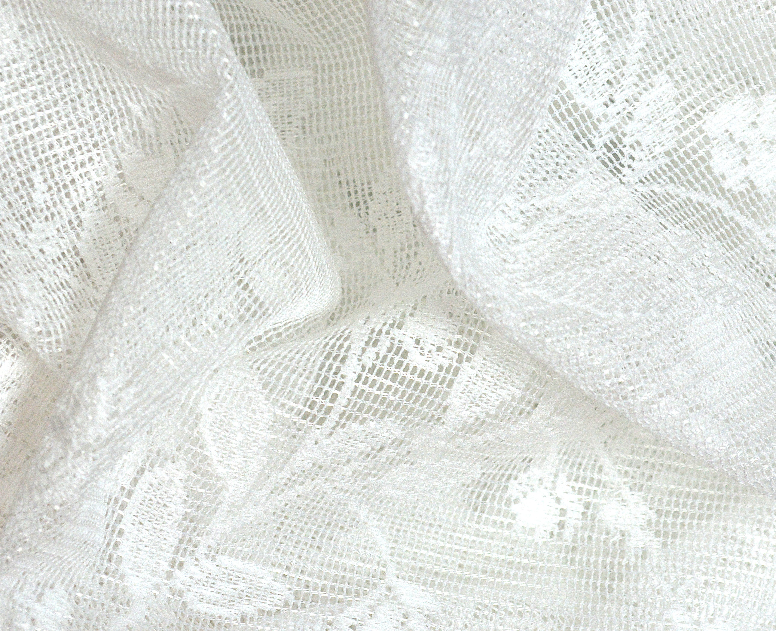 Isabella Lace Rod Pocket Panel w/18" Ruffle & Tie Back