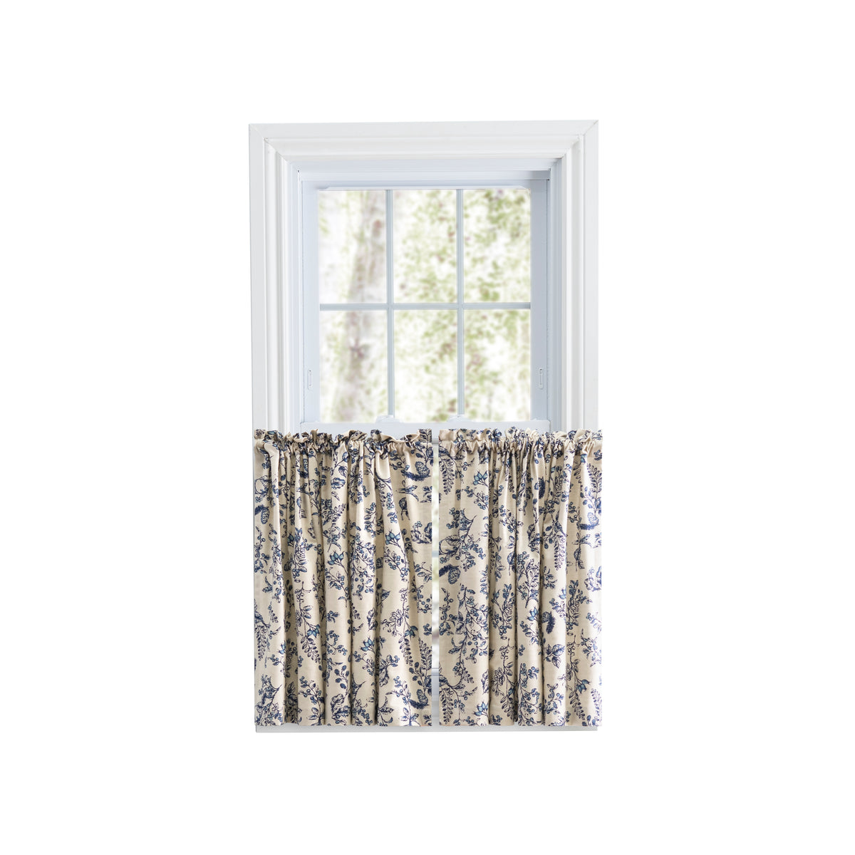 Waverly Gardens Rod Pocket Tier Pair