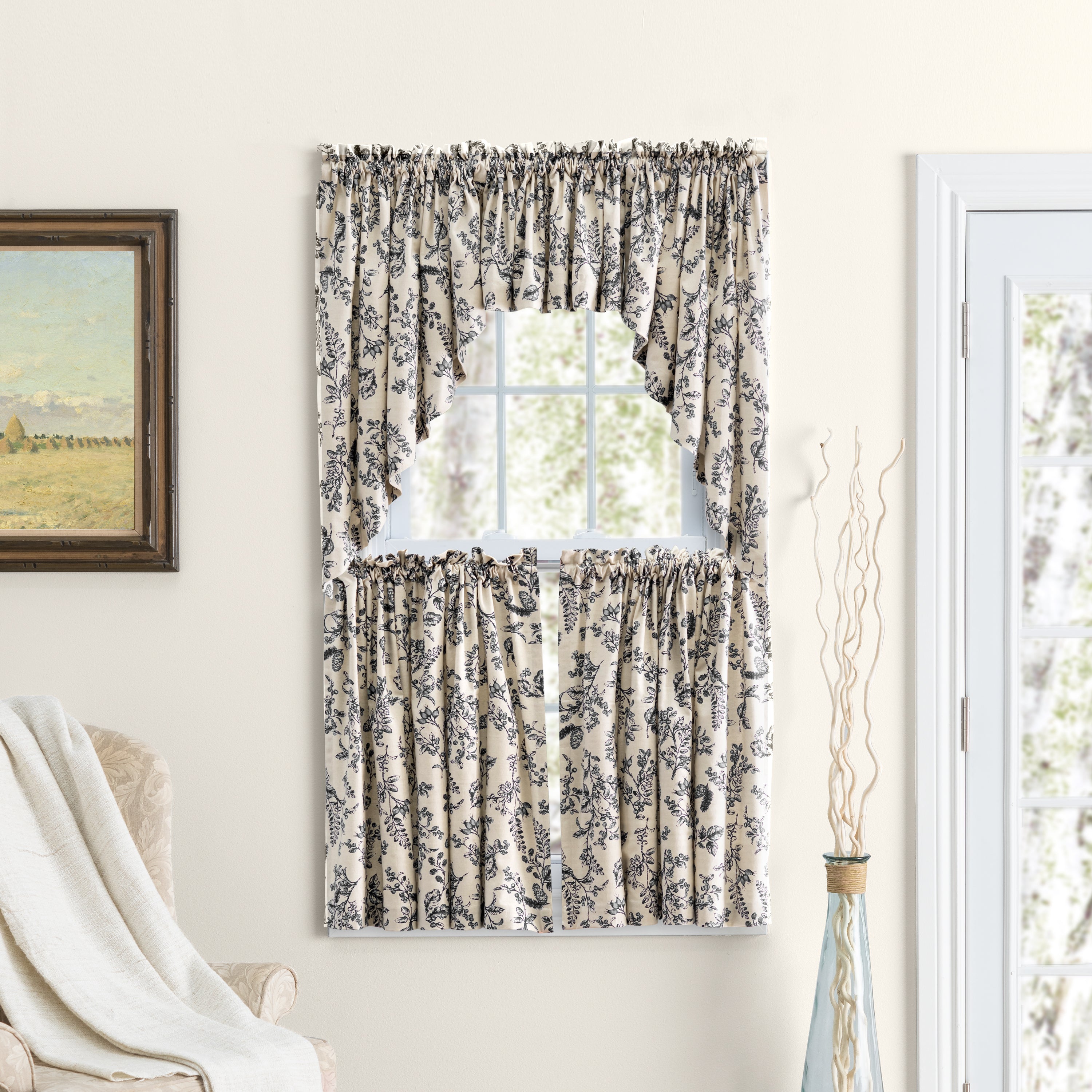 Waverly Gardens Rod Pocket Insert Valance