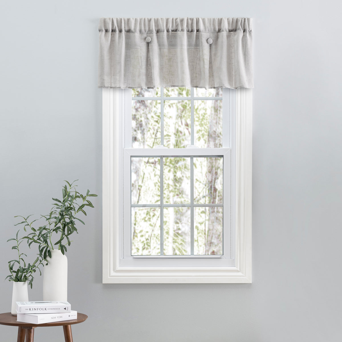 Shannon Rod Pocket w/Header Tailored Valance