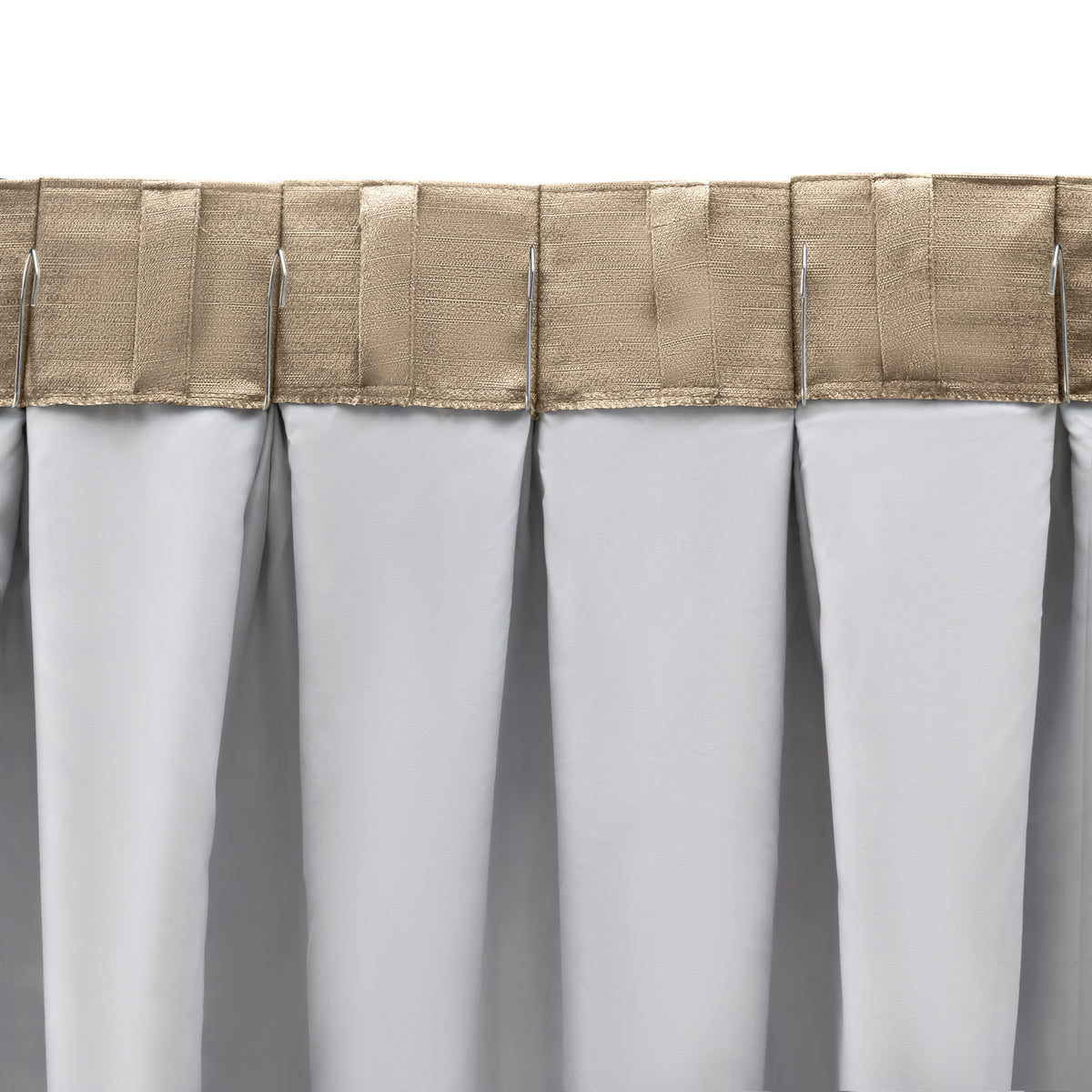 Grasscloth 2/Way Pinch Pleated w/Back Tabs Patio Panel