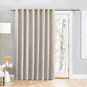 Tacoma Double Black Out Grommet Patio Panel w/Wand