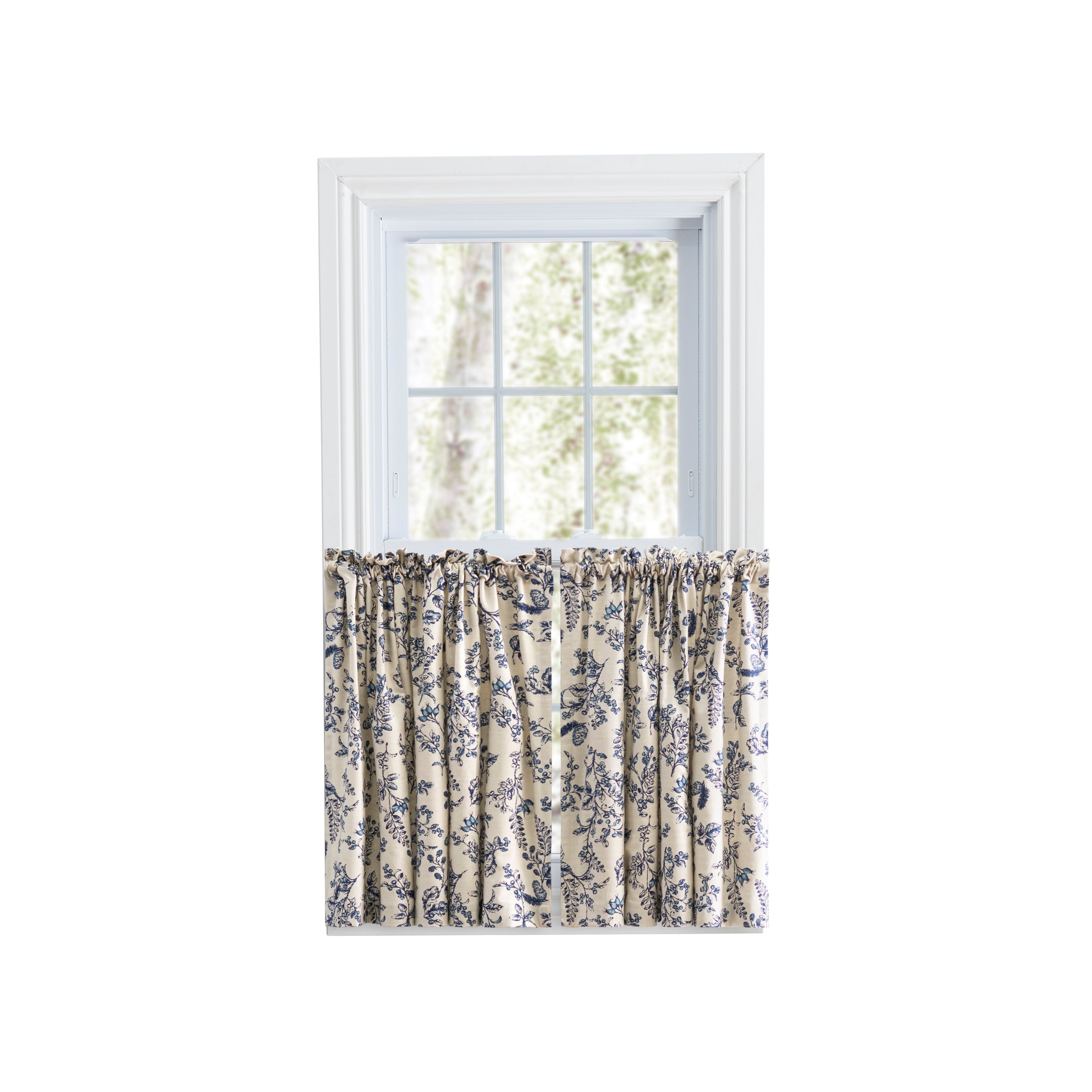 Waverly Gardens Rod Pocket Tier Pair