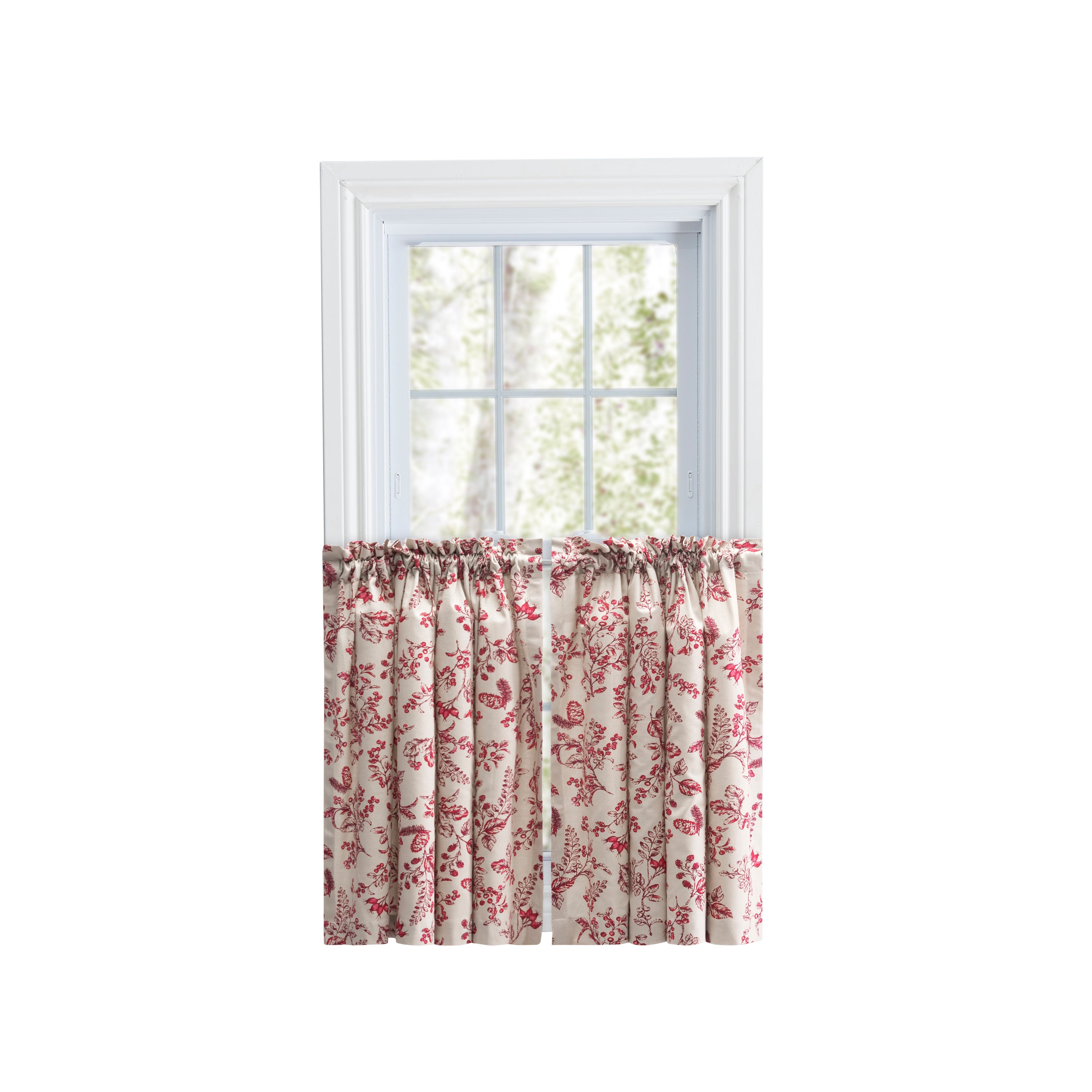 Waverly Gardens Rod Pocket Tier Pair