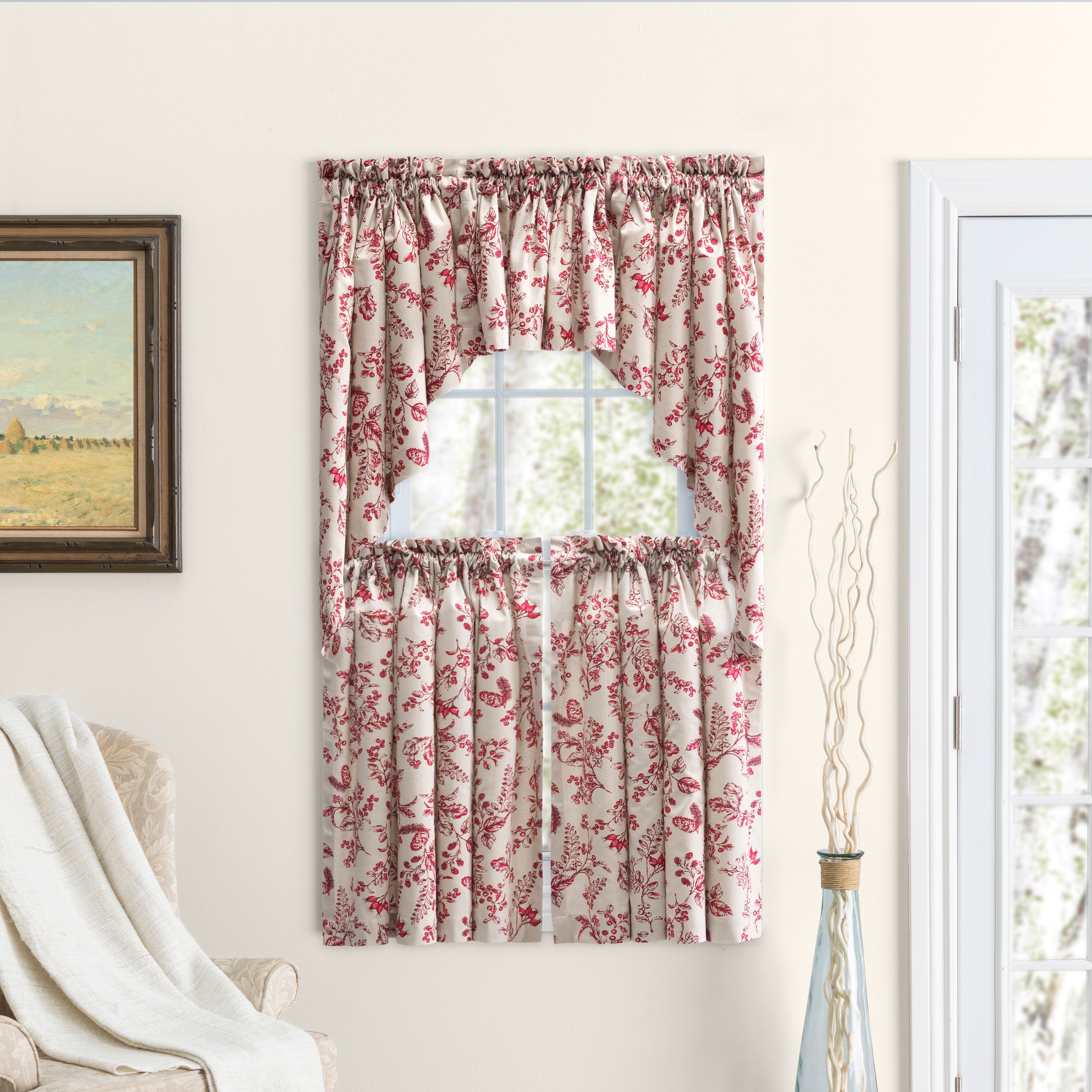 Waverly Gardens Rod Pocket Insert Valance