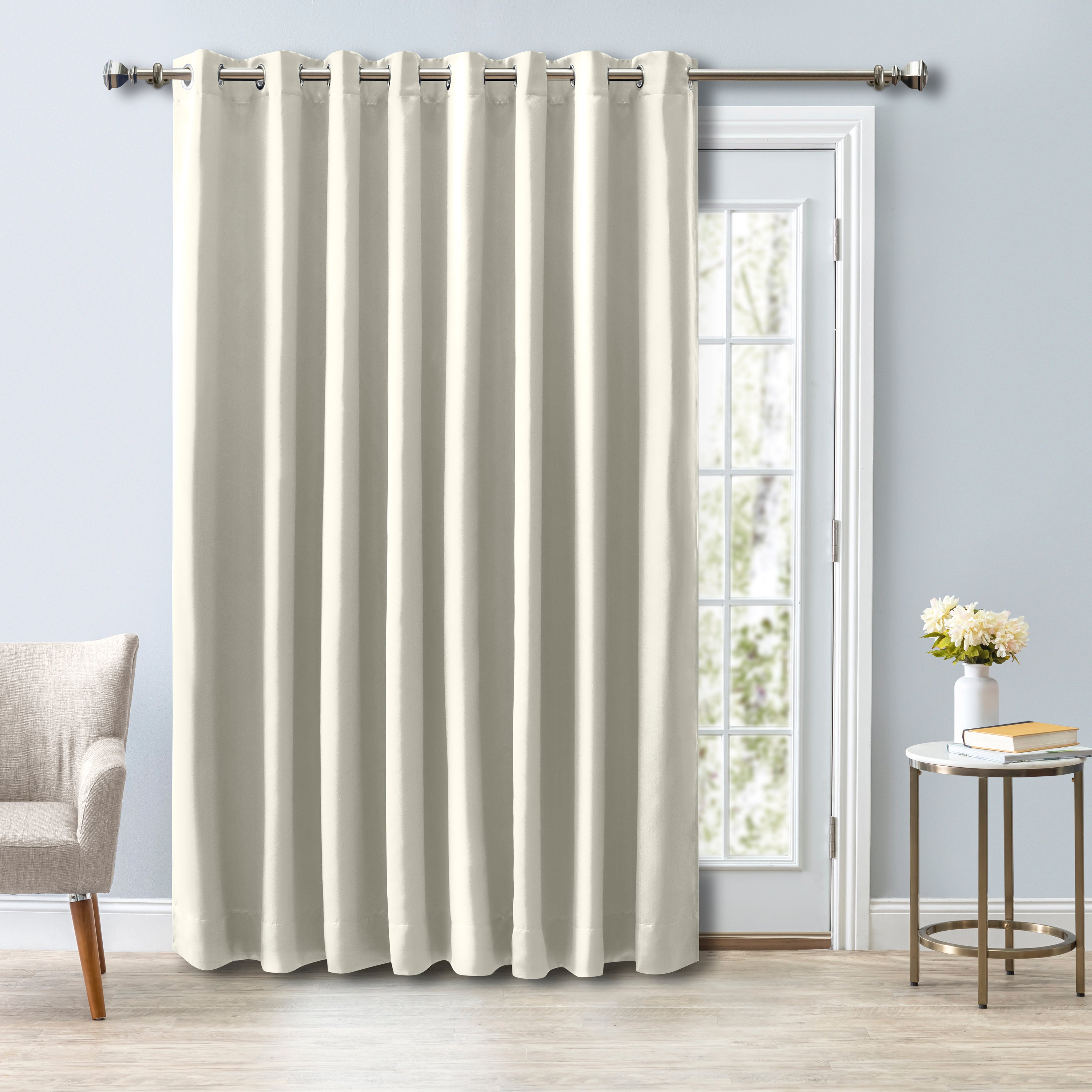 Ultimate Black Out Grommet Patio Panel w/Wand