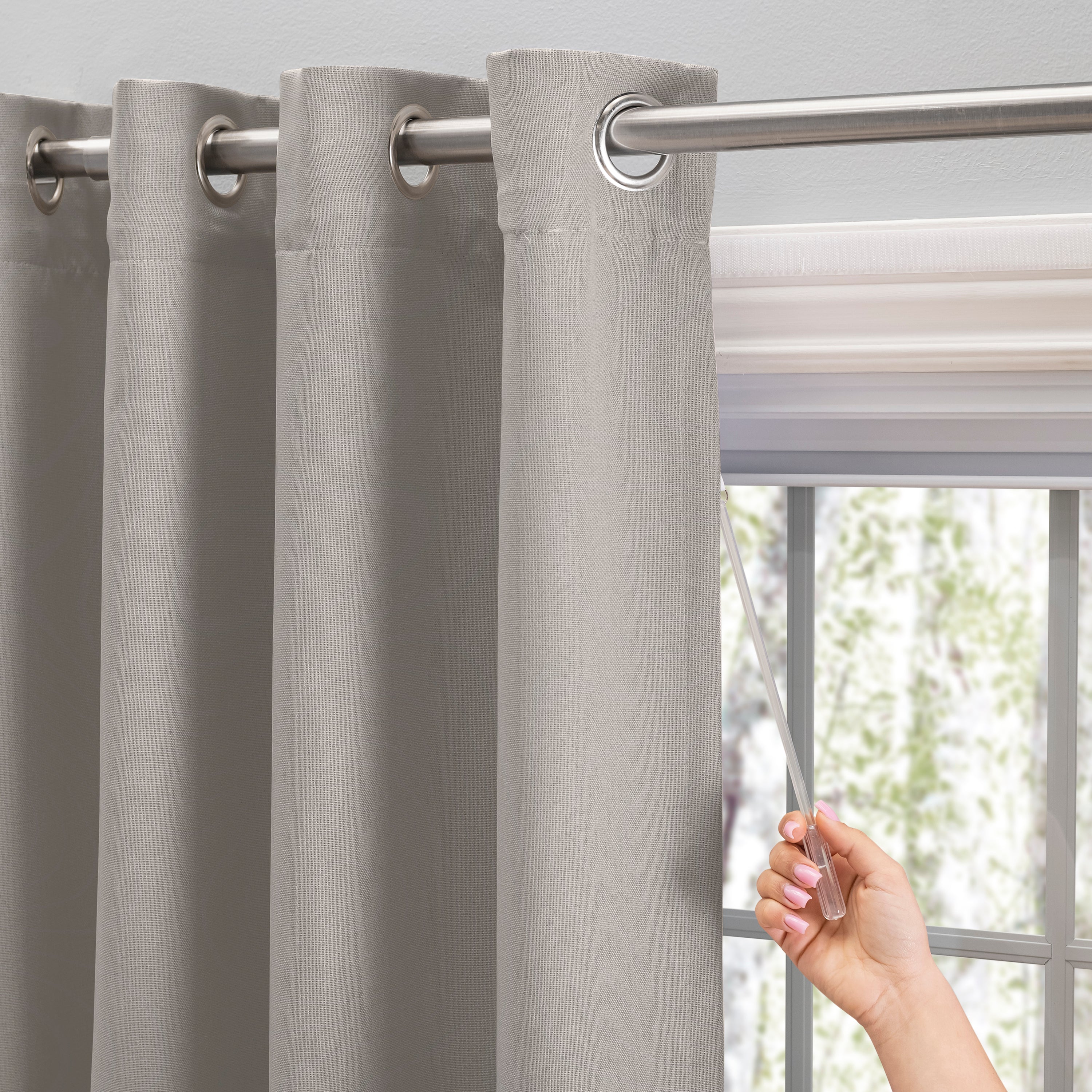 Tacoma Double Black Out Grommet Panel w/Wand