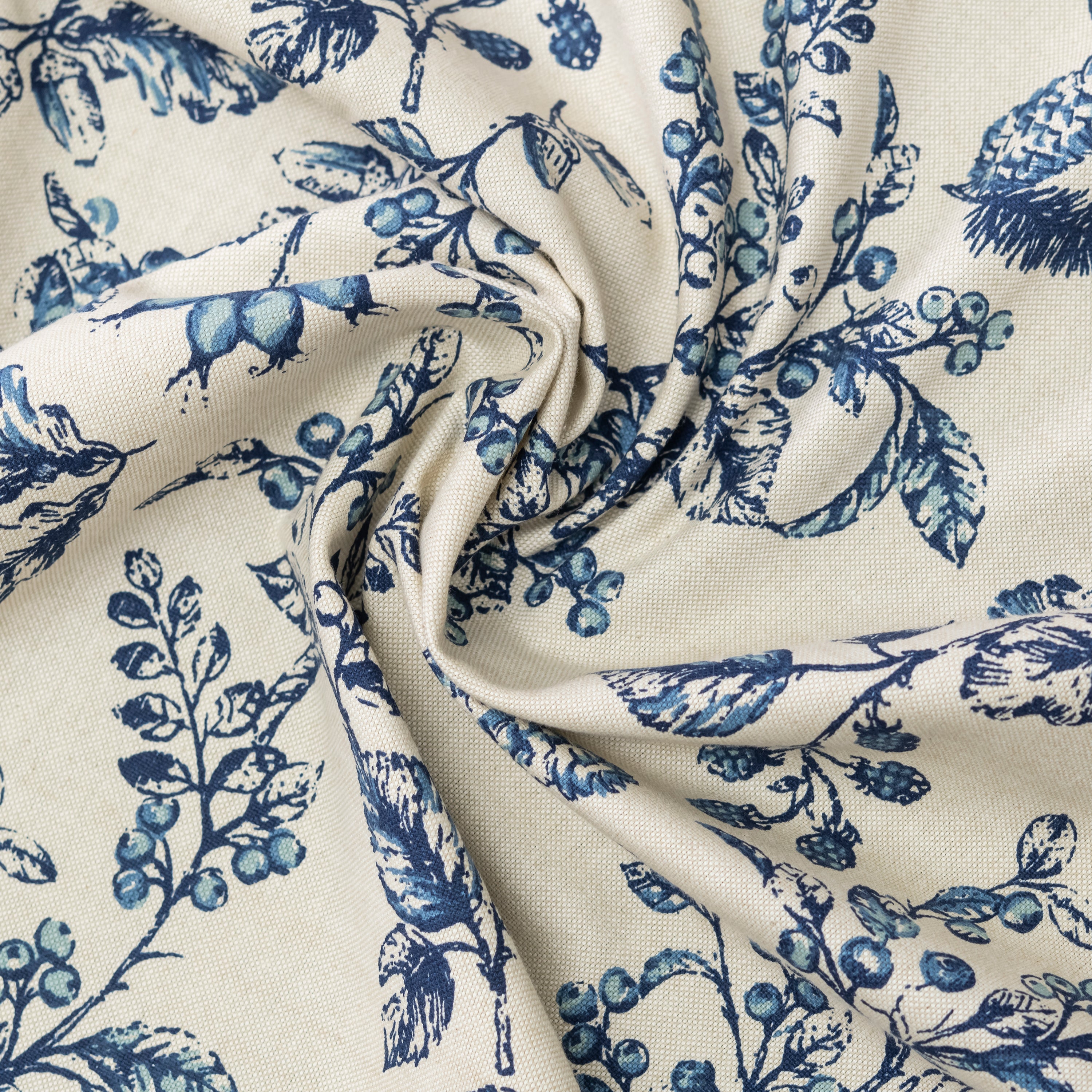 Waverly Gardens Tailored Panel Pair w/ Tie Backs