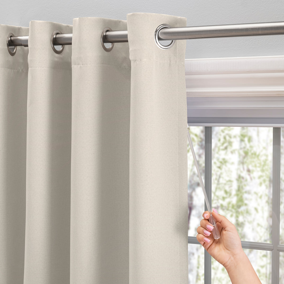 Tacoma Double Black Out Grommet Panel w/Wand