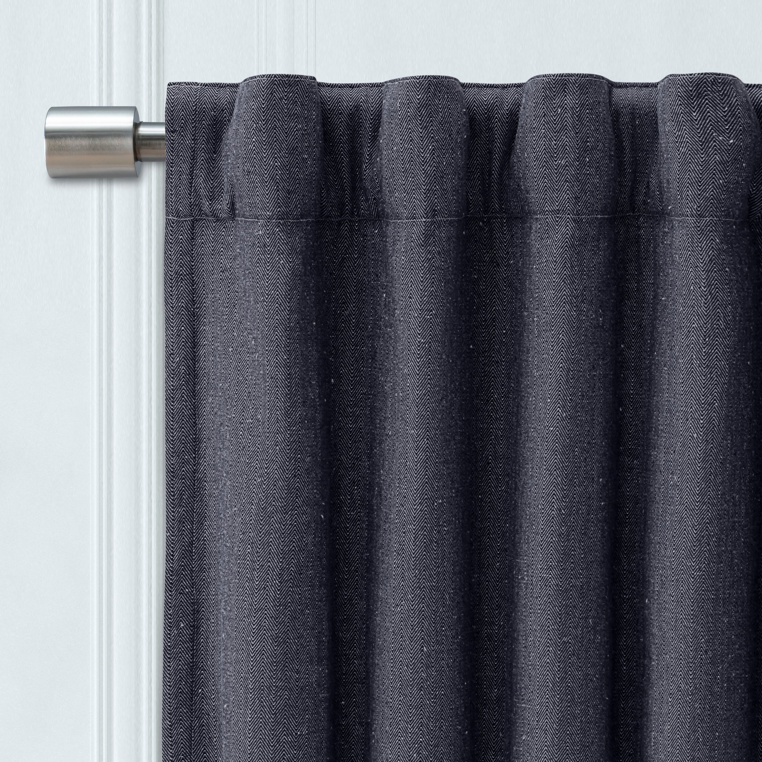 Chevron 80C/20P Sustainable Triple Lined Rod Pocket w/Back Tabs Patio Panel