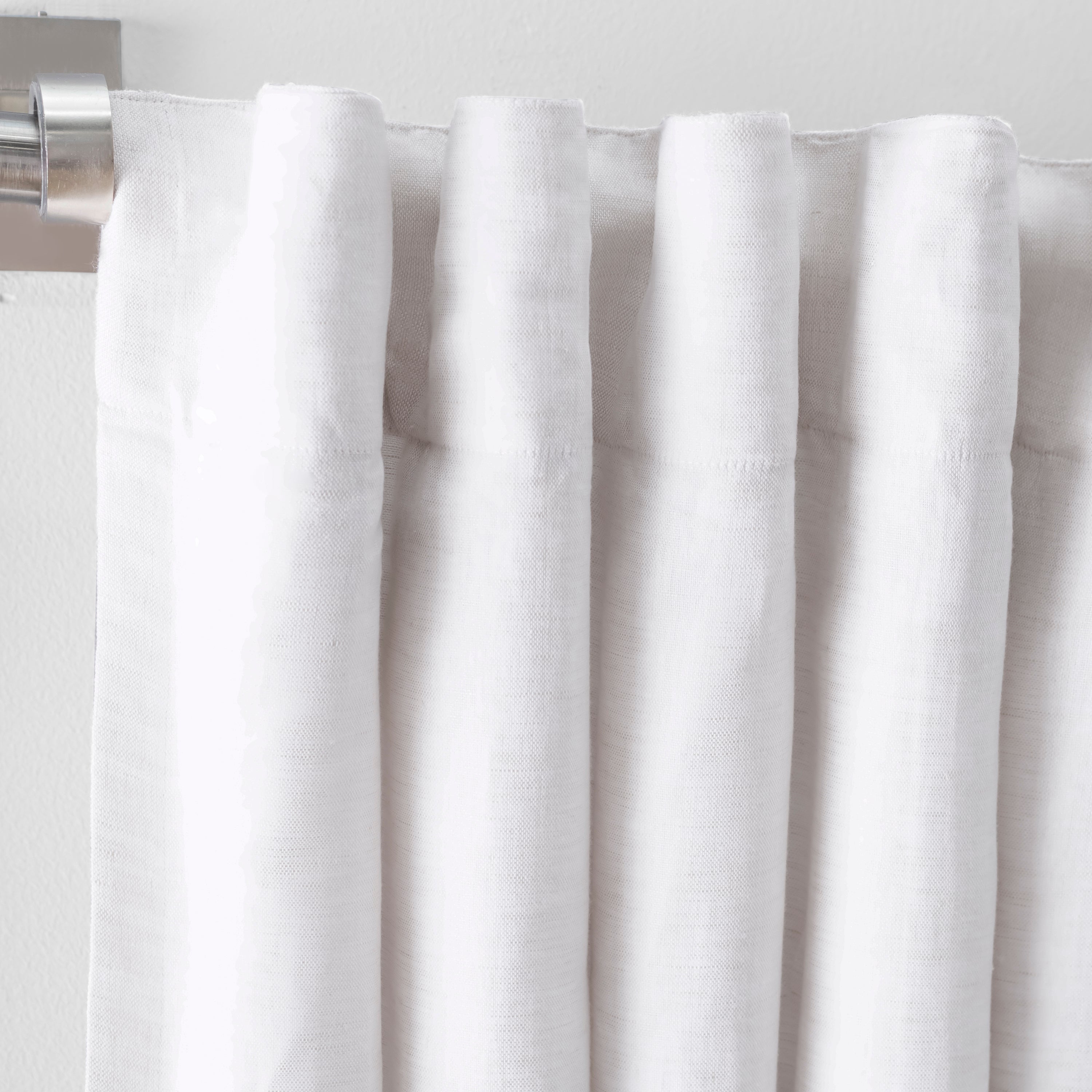Ricardo Serene Lined Linen Blend Rod Pocket w/Backtabs Panel