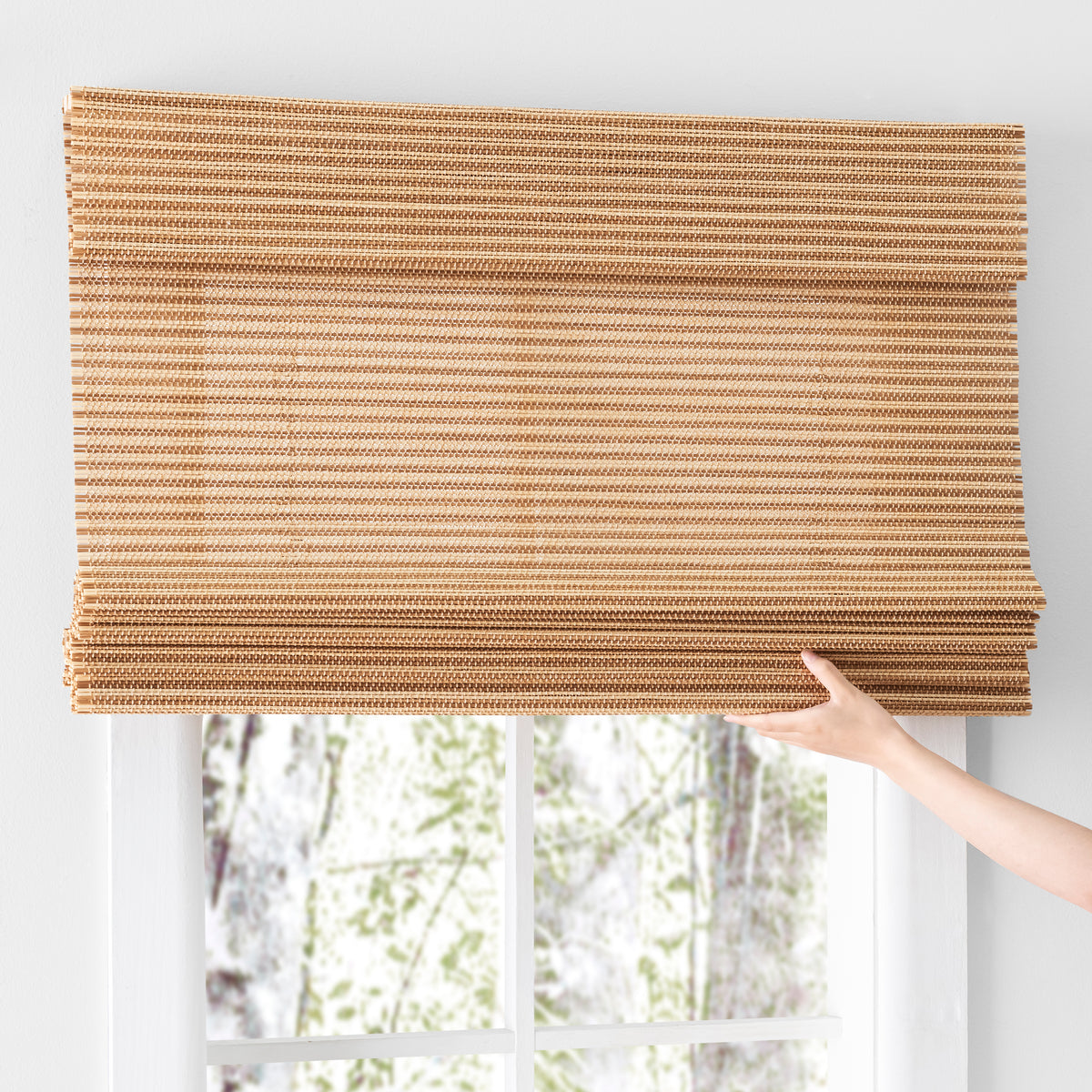 Ricardo Capri Cordless Bamboo Roman Shade