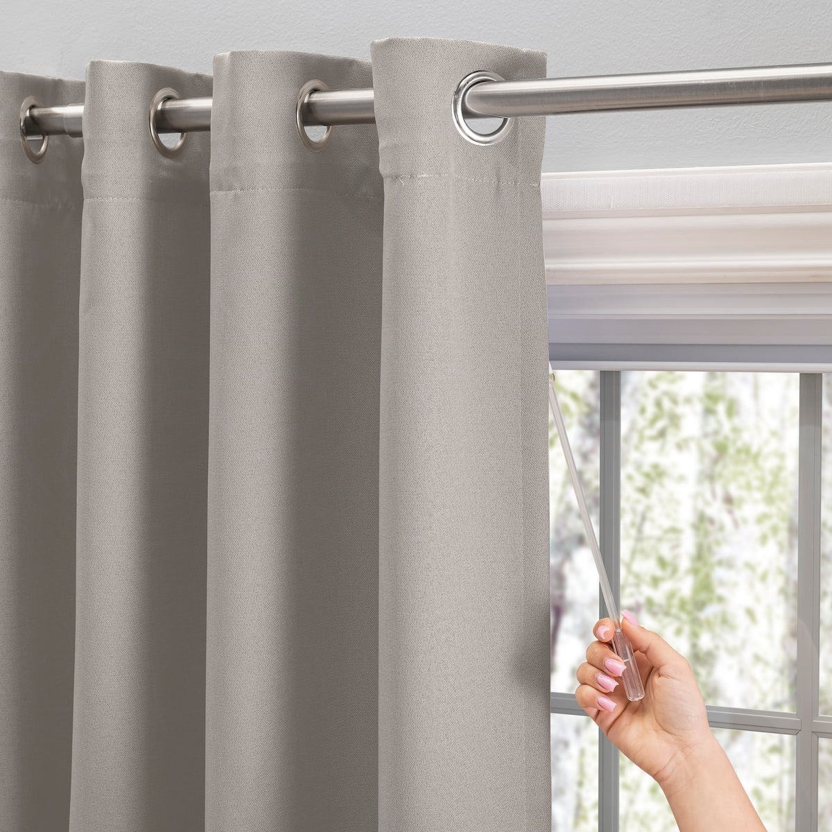 Tacoma Double Black Out Grommet Panel w/Wand