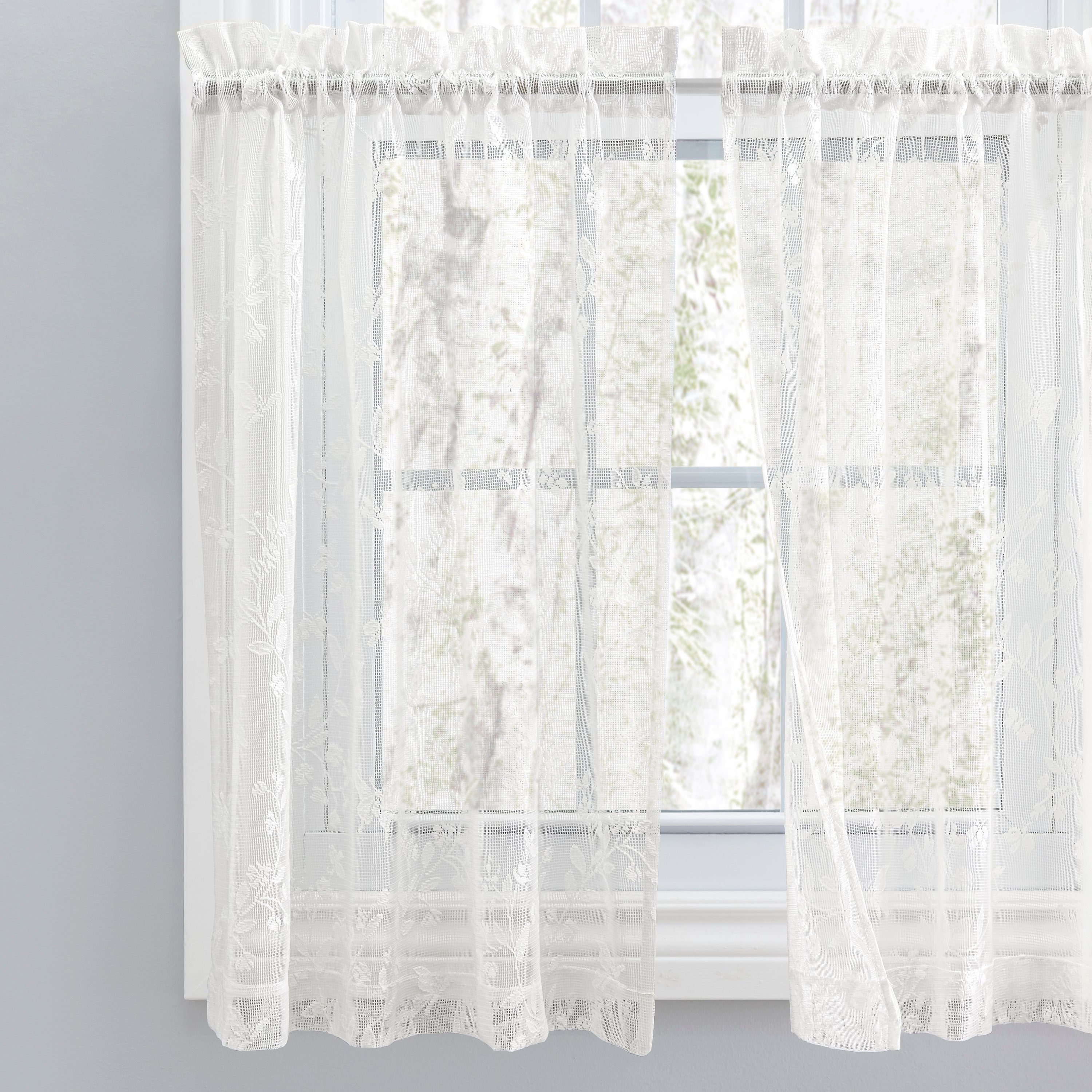 Isabella Lace Rod Pocket Tier Pair