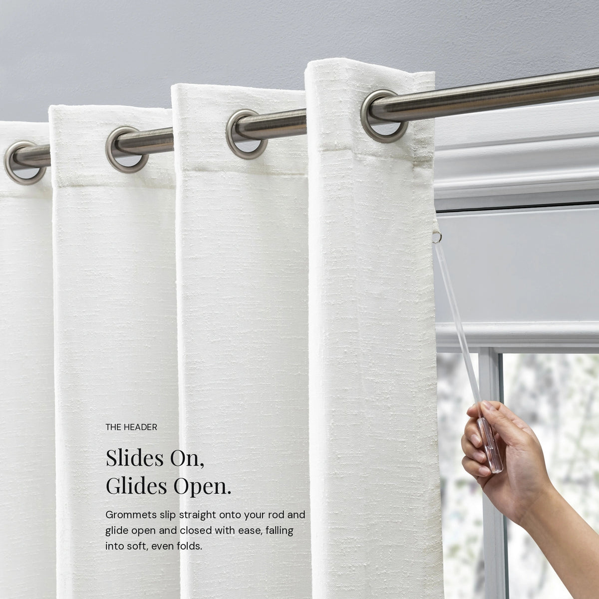 New Castle Lined Grommet Panel
