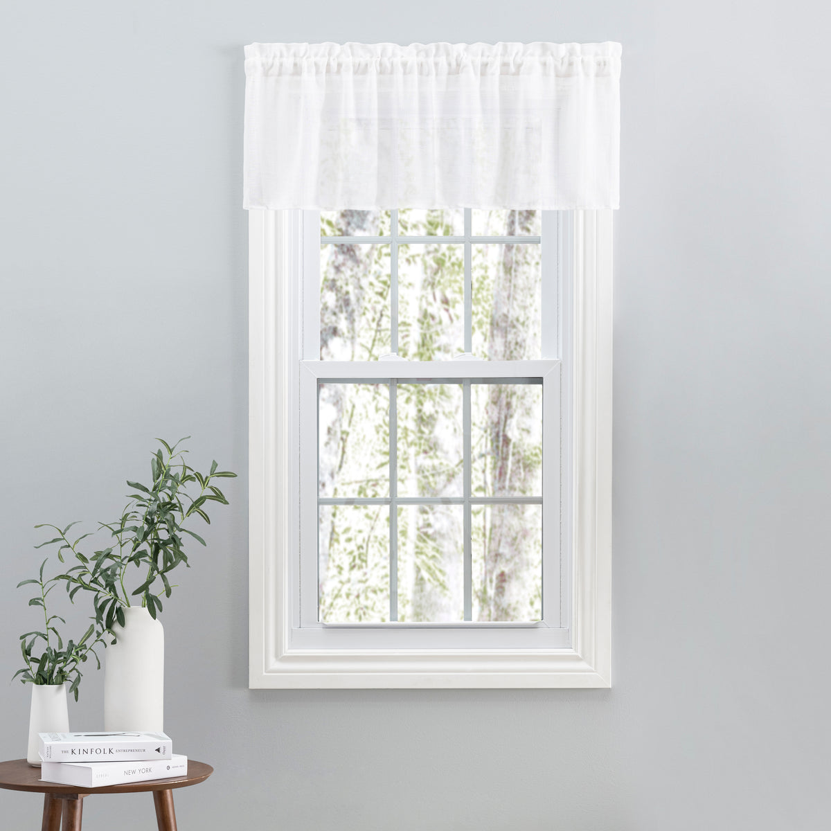 Shannon Rod Pocket w/Header Tailored Valance
