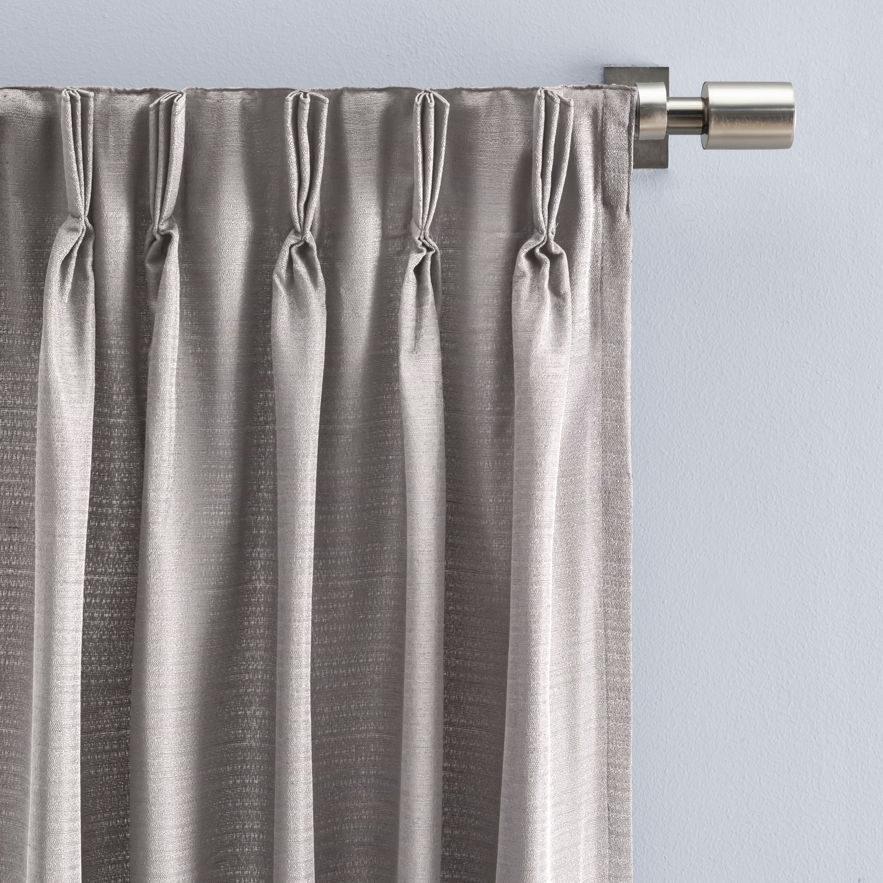 Grasscloth 2/Way Pinch Pleated w/Back Tabs Patio Panel