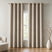 Grasscloth Lined Grommet Panel w/Wand