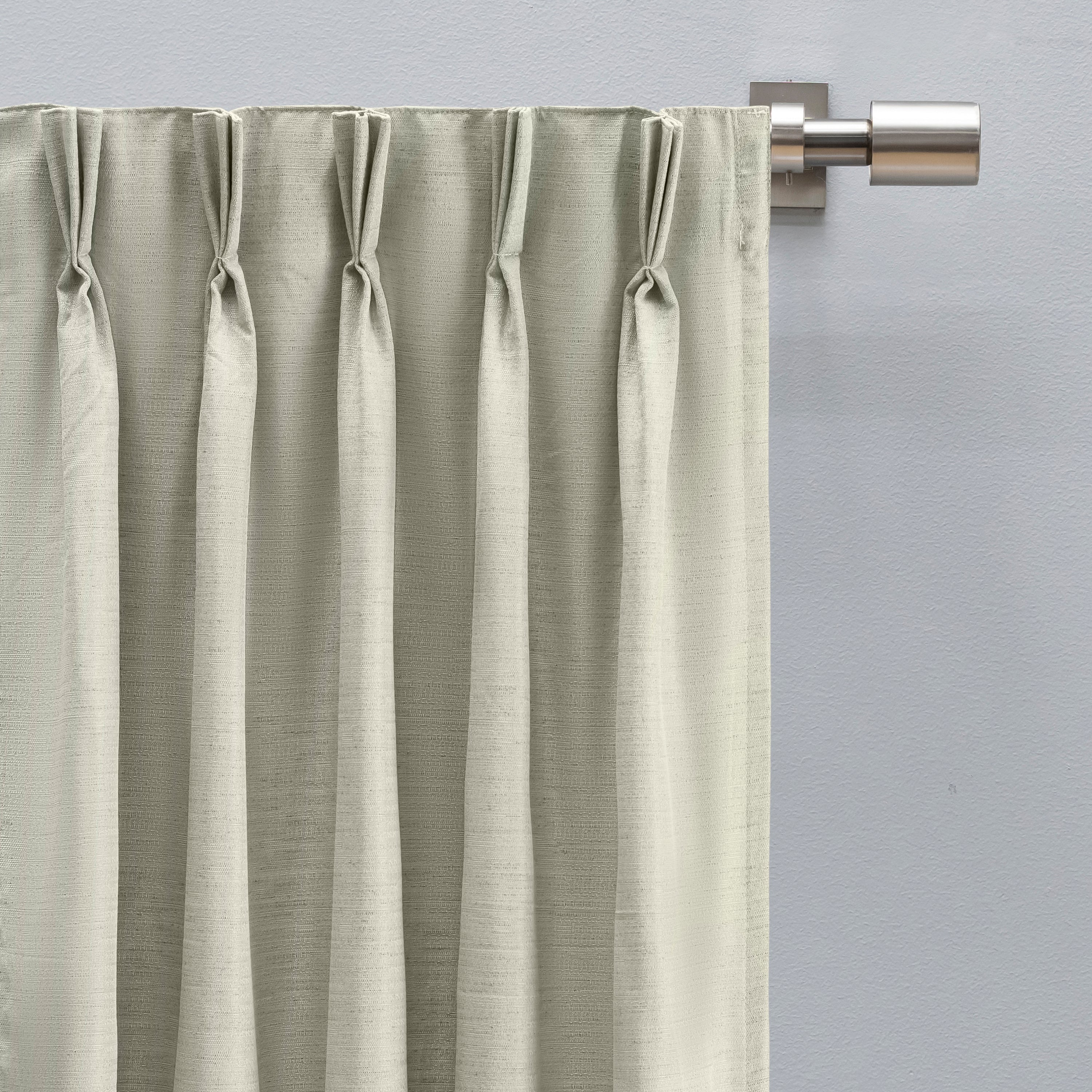 Grasscloth 2/Way Pinch Pleated w/Back Tabs Patio Panel