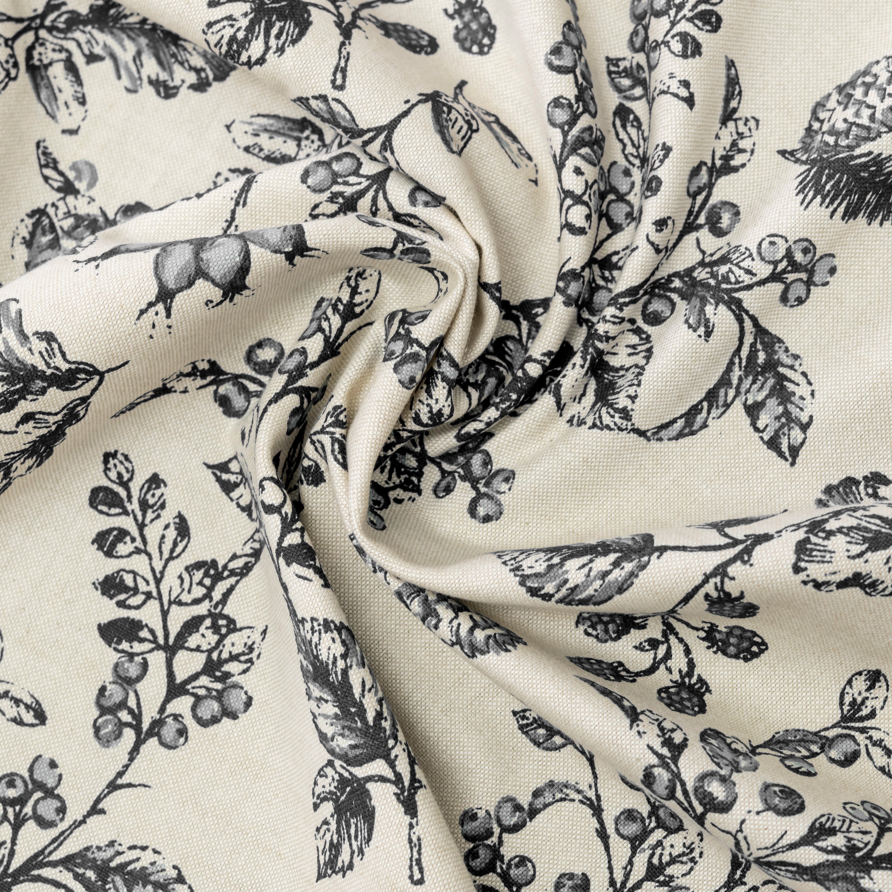 Waverly Gardens Tailored Panel Pair w/ Tie Backs