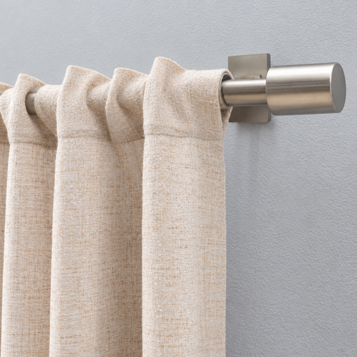 Shannon Sheer Linen Crescent Valance