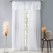Striped Lace 3" Rod Pocket (No Header) Panel