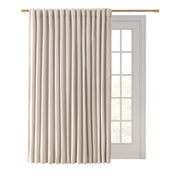 Velvet Rod Pocket w/Back Tabs Patio Panel w/Blackout Lining